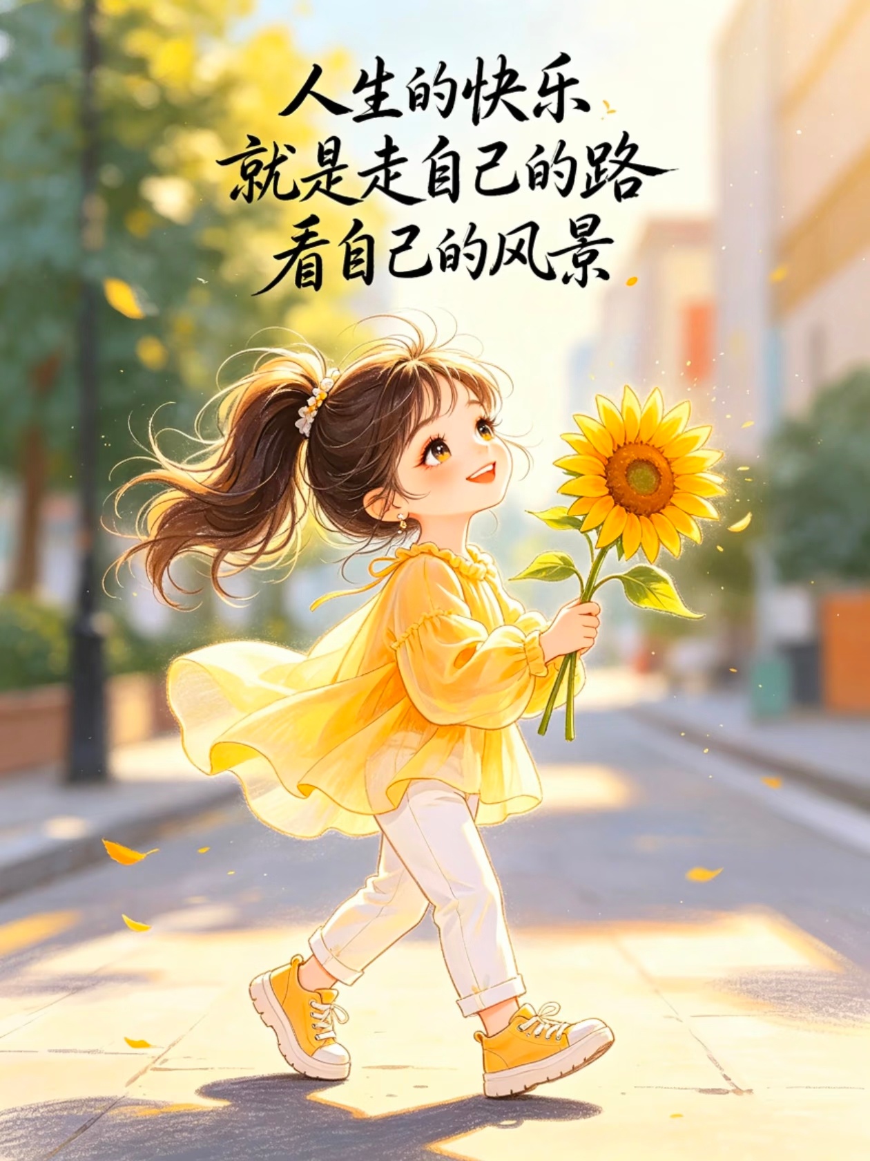 不为物役不畏人言！不困己心时间飞逝，人生放到历史长河里，就像一瞬间。有的人浑浑噩