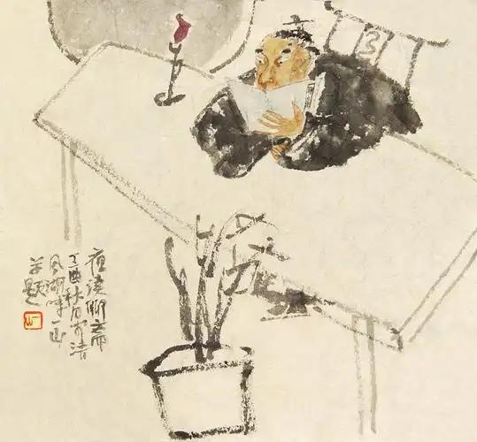 上联：夜阅聊斋常梦鬼
下联：[比心]

网络图片/诚谢侵删
