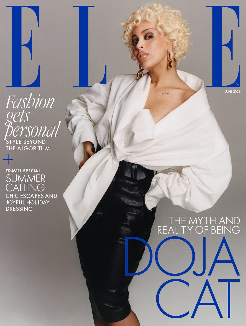 【睛彩视鉴】Doja Cat 登上最新 ELLE UK 六月刊封面及写真一览：?