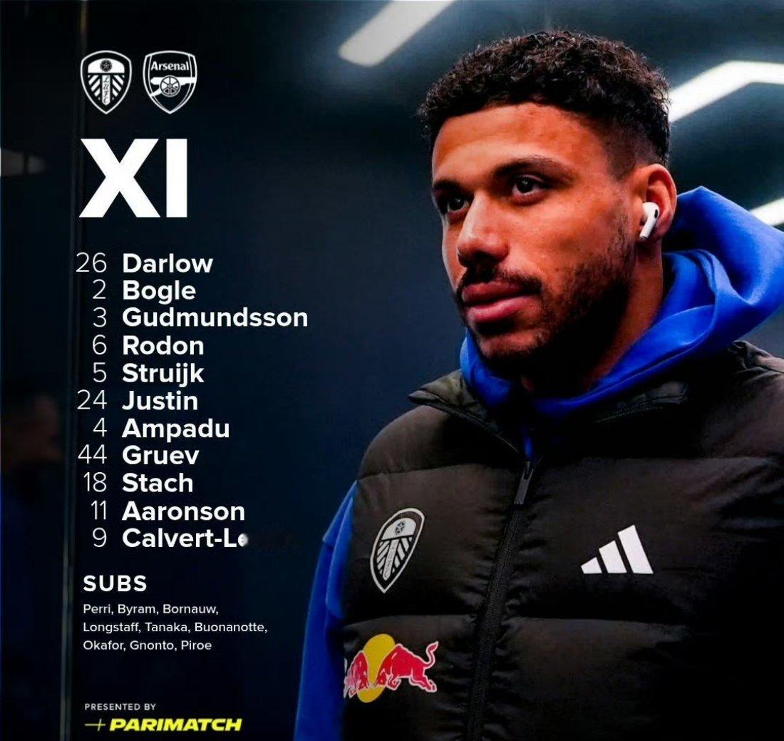 埃兰路生死战！英超24轮利兹联硬刚阿森纳 首发全公布保级与争冠正面刚利兹联vs阿