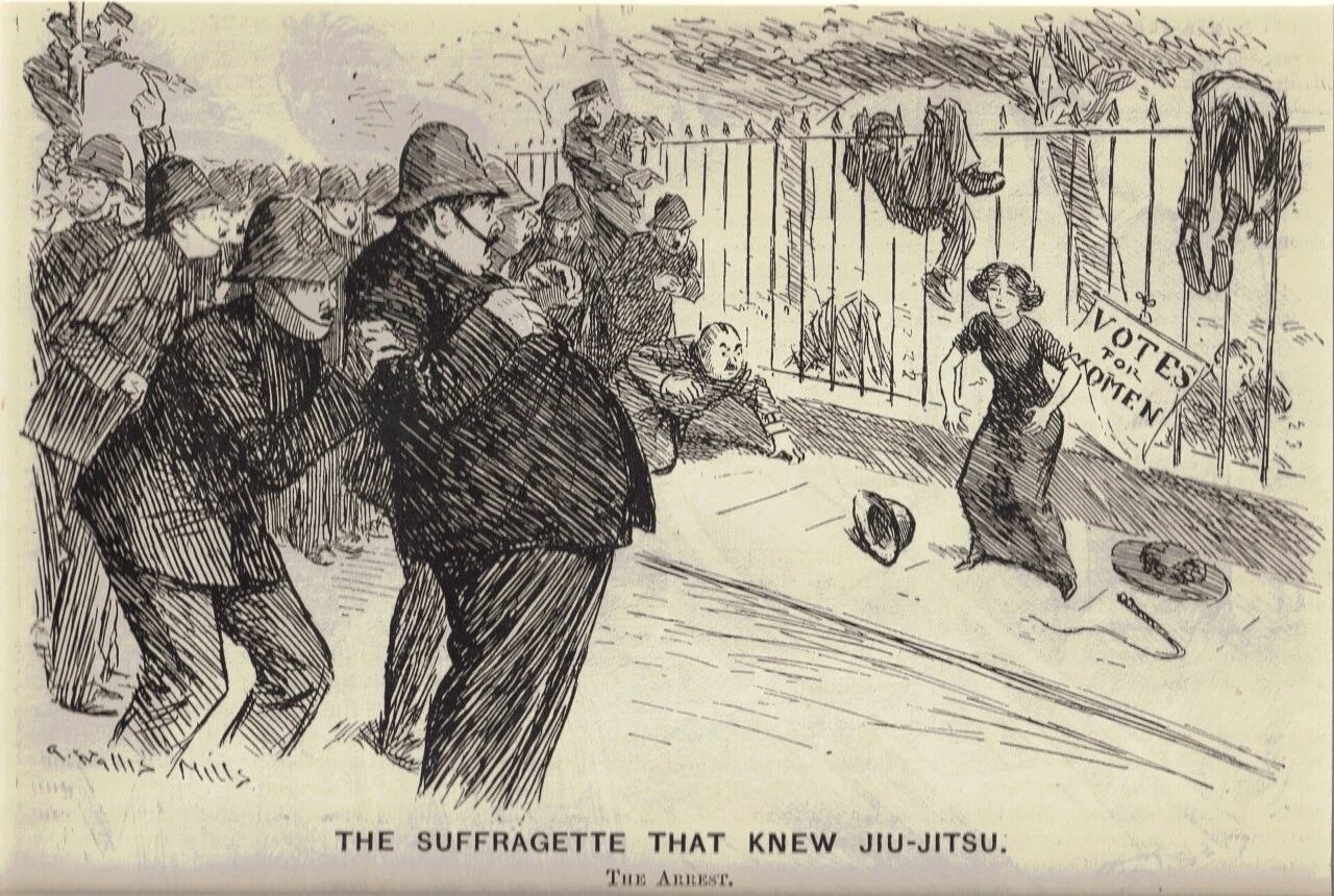 suffragette  19世纪末到20世纪初，特别是在英国和美国等地，通过游