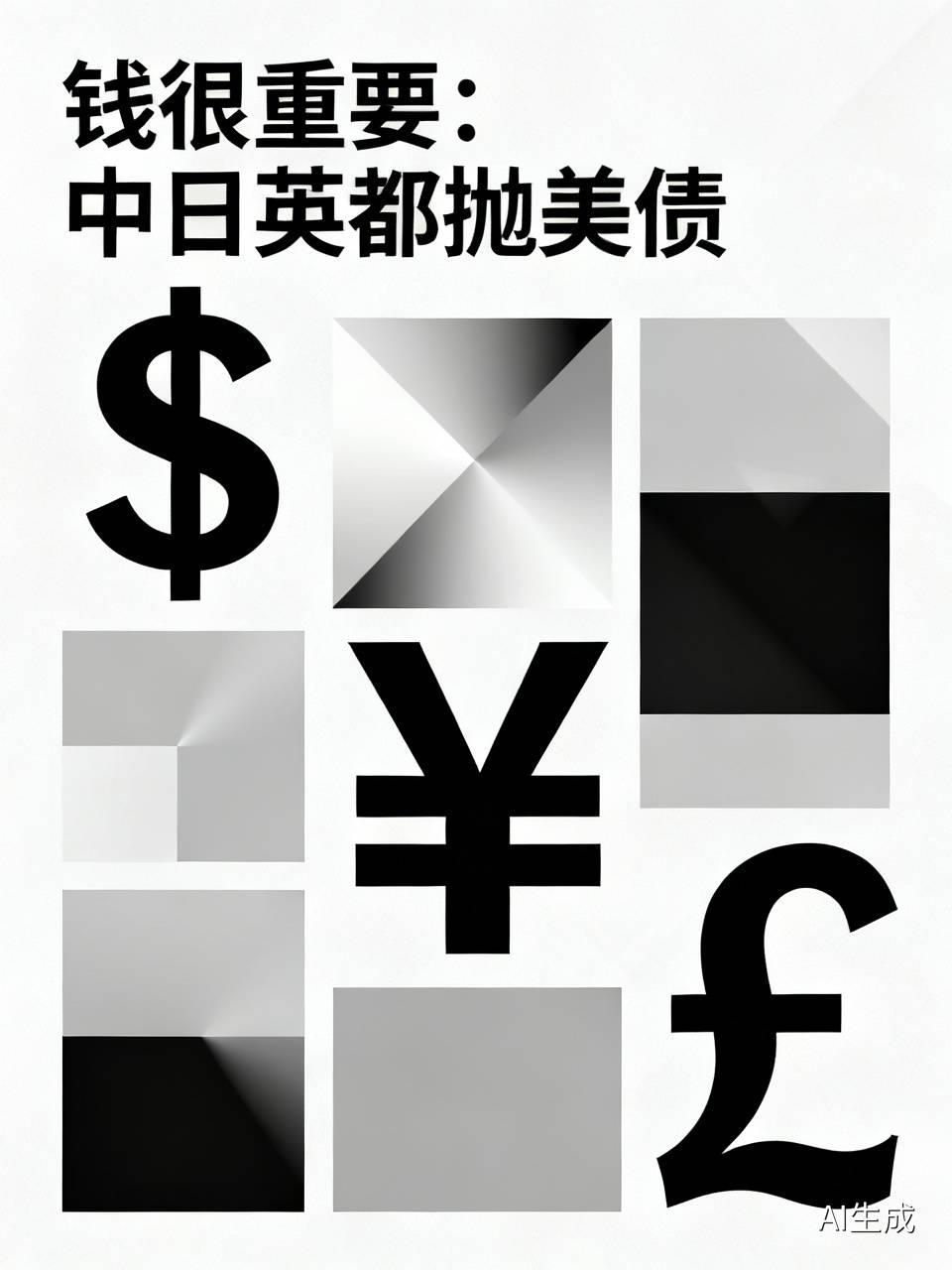 钱很重要：
中日英都抛美债