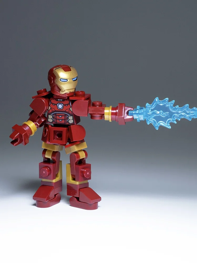 Q版乐高钢铁侠，这设计超精致
