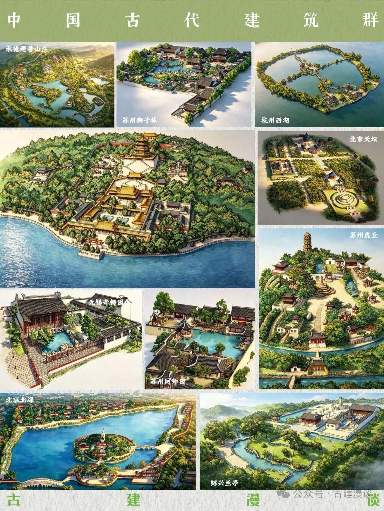 中国古建筑群分享