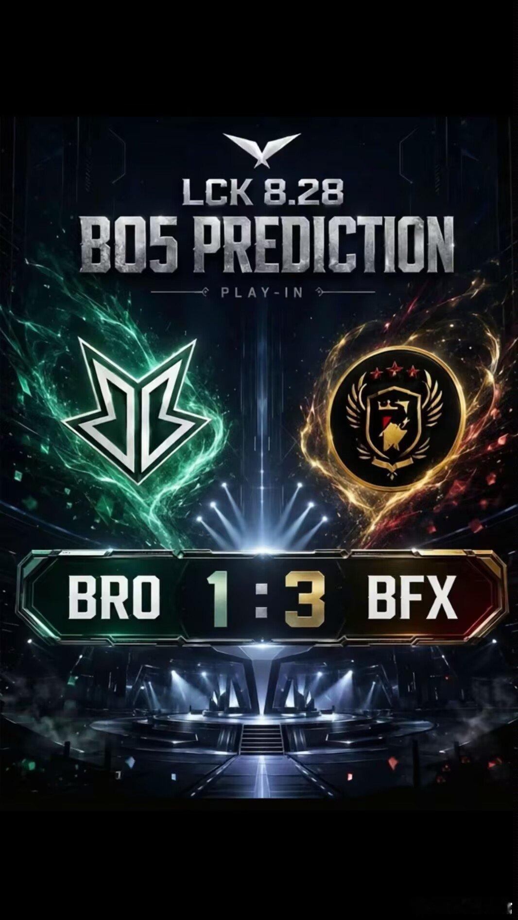⭐ | 今日电竞赛程 |⭐16:00   BRO   vs   BFX（BO3）