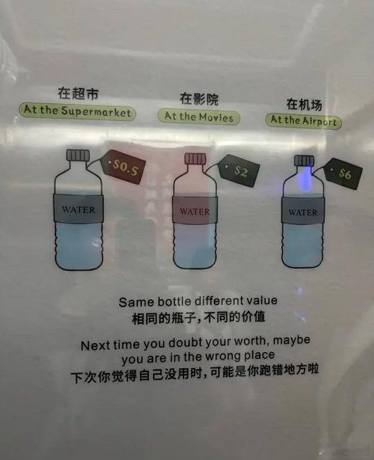 地方不同，价值就不同。 ​​​