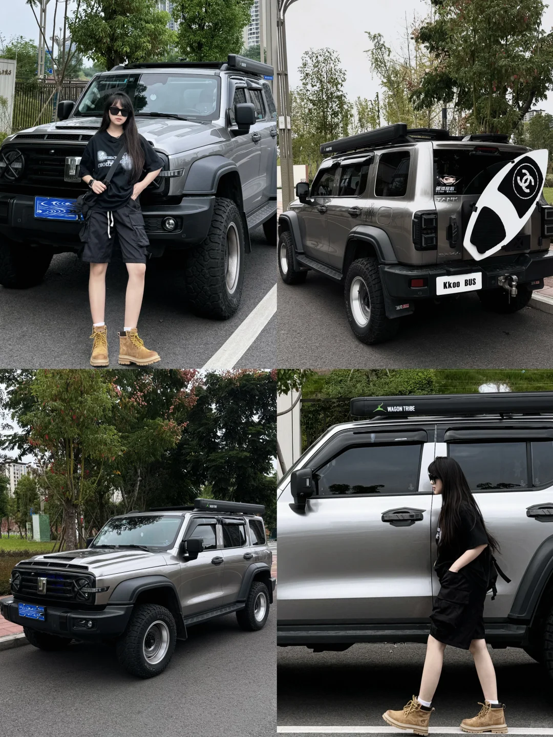 98年👧🏻开坦克300银武士🚓拽酷风拉满！！