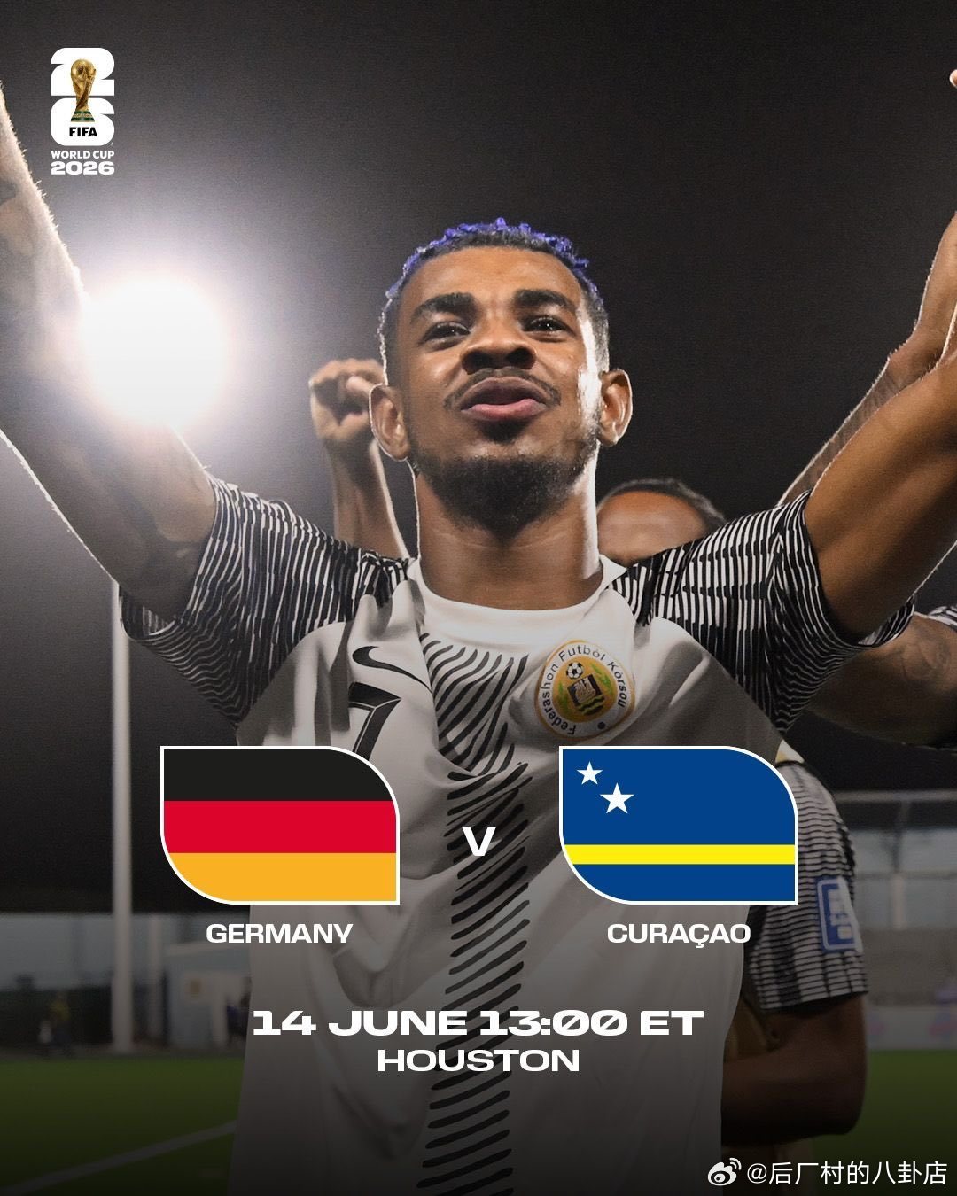 留下历史第一笔色彩世界杯四支新秀球队的首场比赛⬇️德国🆚库拉索北京时间6月15