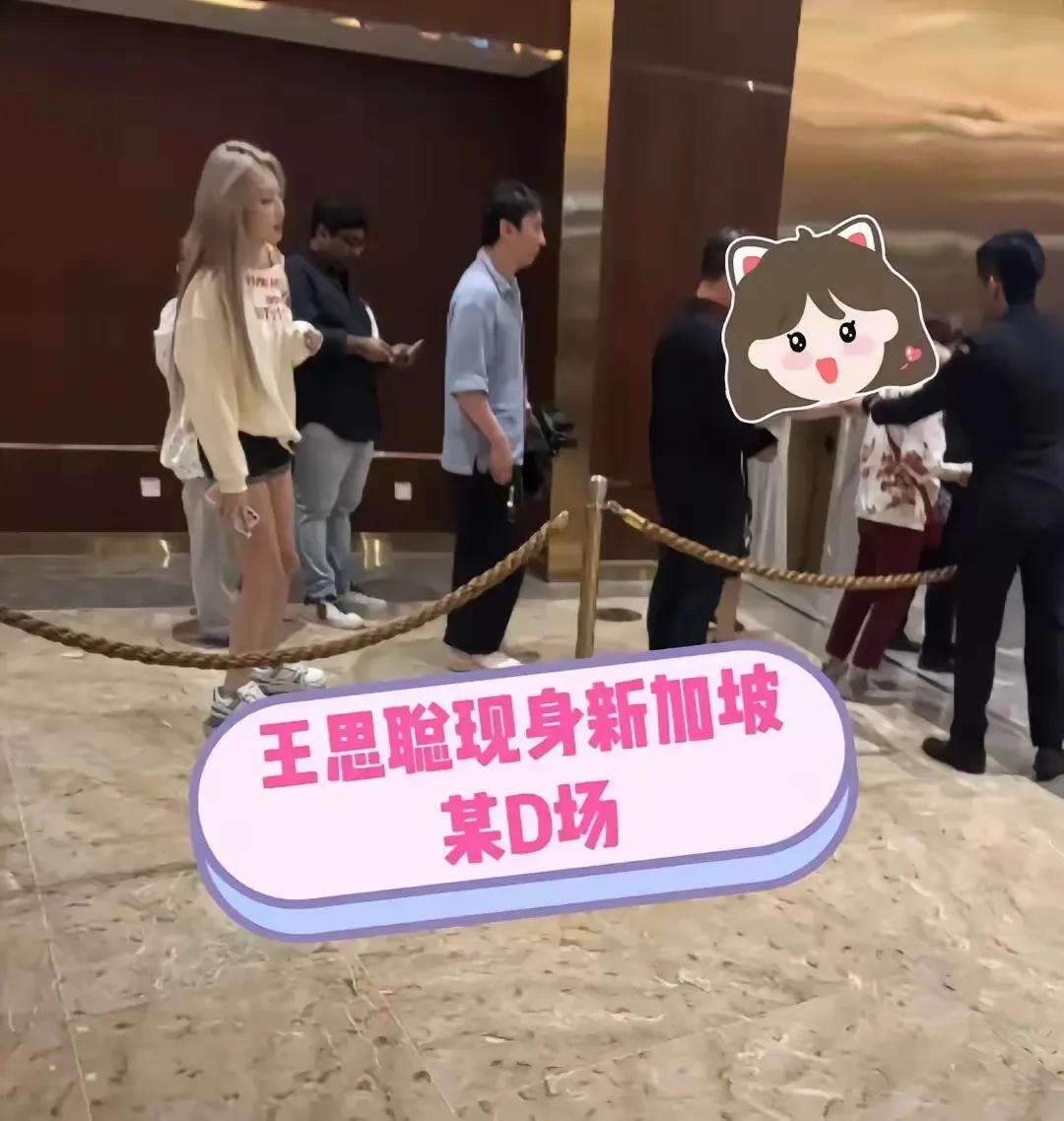 王思聪身边多了个金毛狮王！
人的口味总是会变的，思聪更是换口味这方面的祖师爷，不