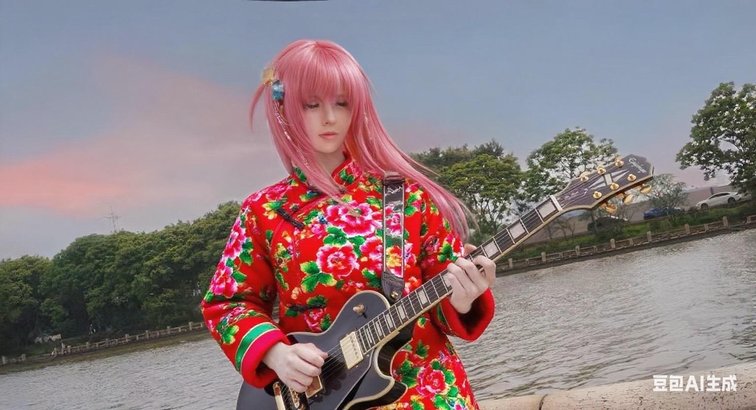 cosplsy 乐队 cos 孤独摇滚 后藤一里