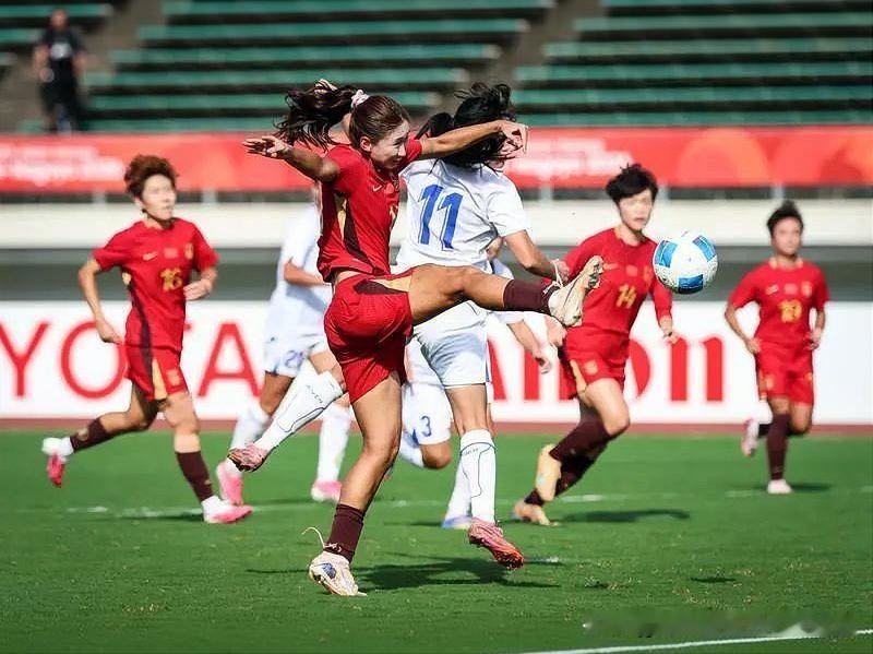北京时间9月21日，名古屋亚运会女足小组赛全部落幕。中国女足在G组末轮较量中以5