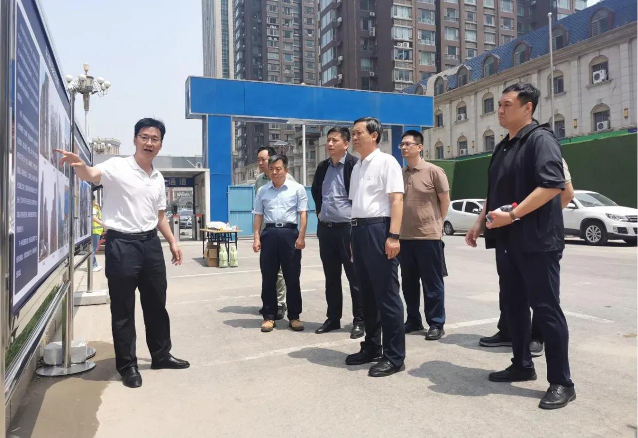 天津市住建委重大项目办领导一行到高铁片区商业聚集区项目观摩交流

5月22日，天