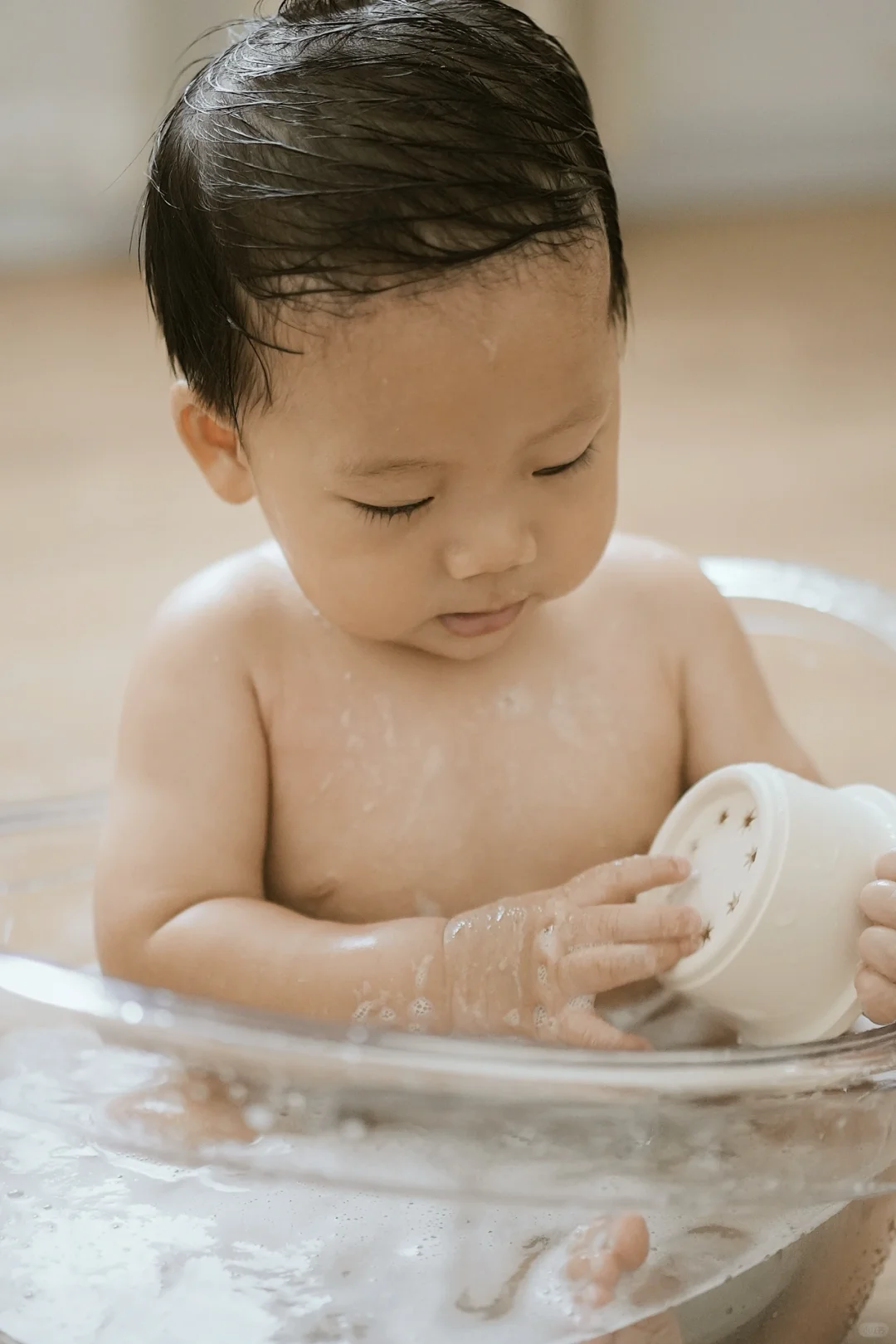 5分钟低成本在家拍宝宝浴照🛁