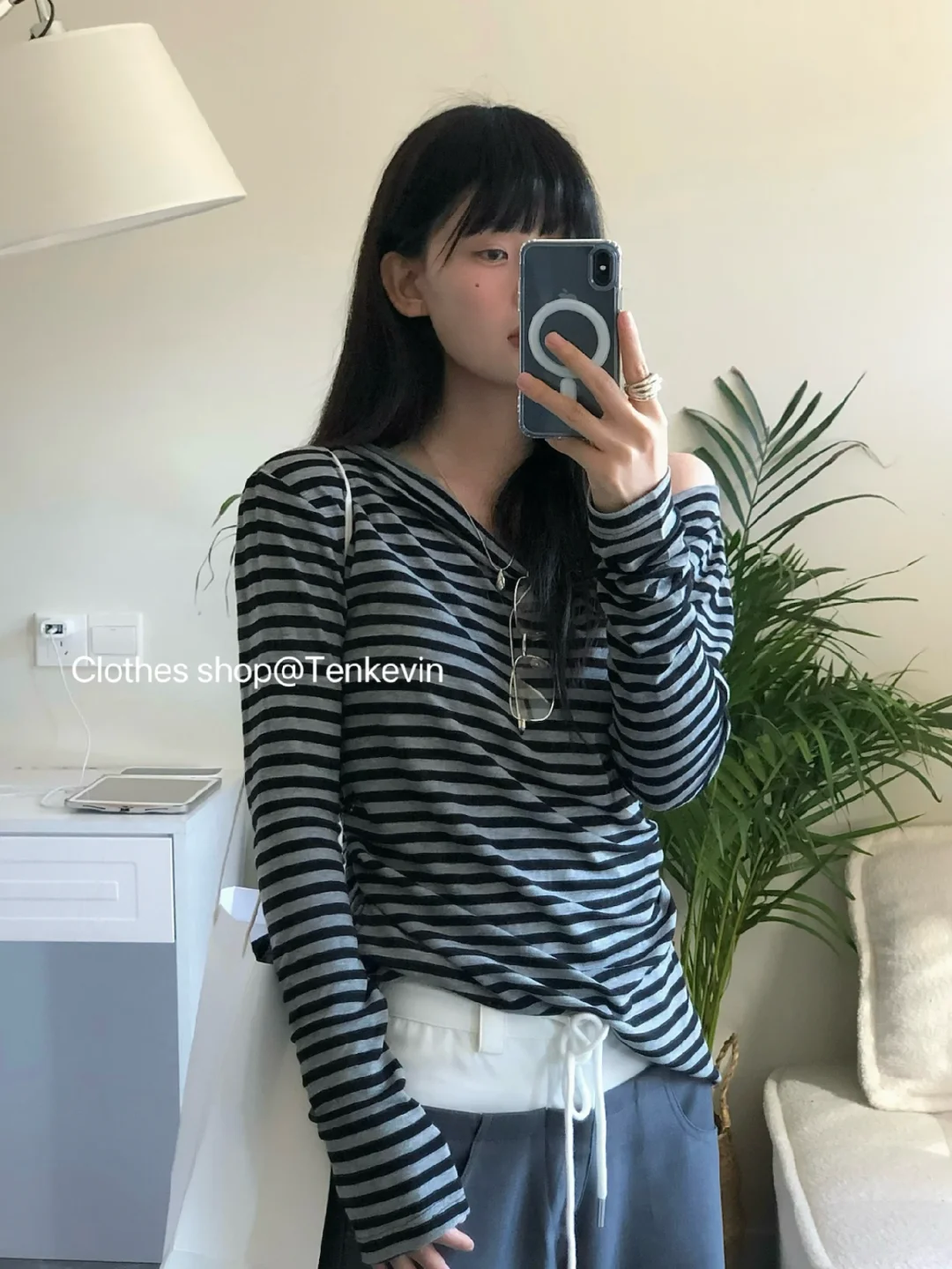 假刘海戴上 好拽妹的feel