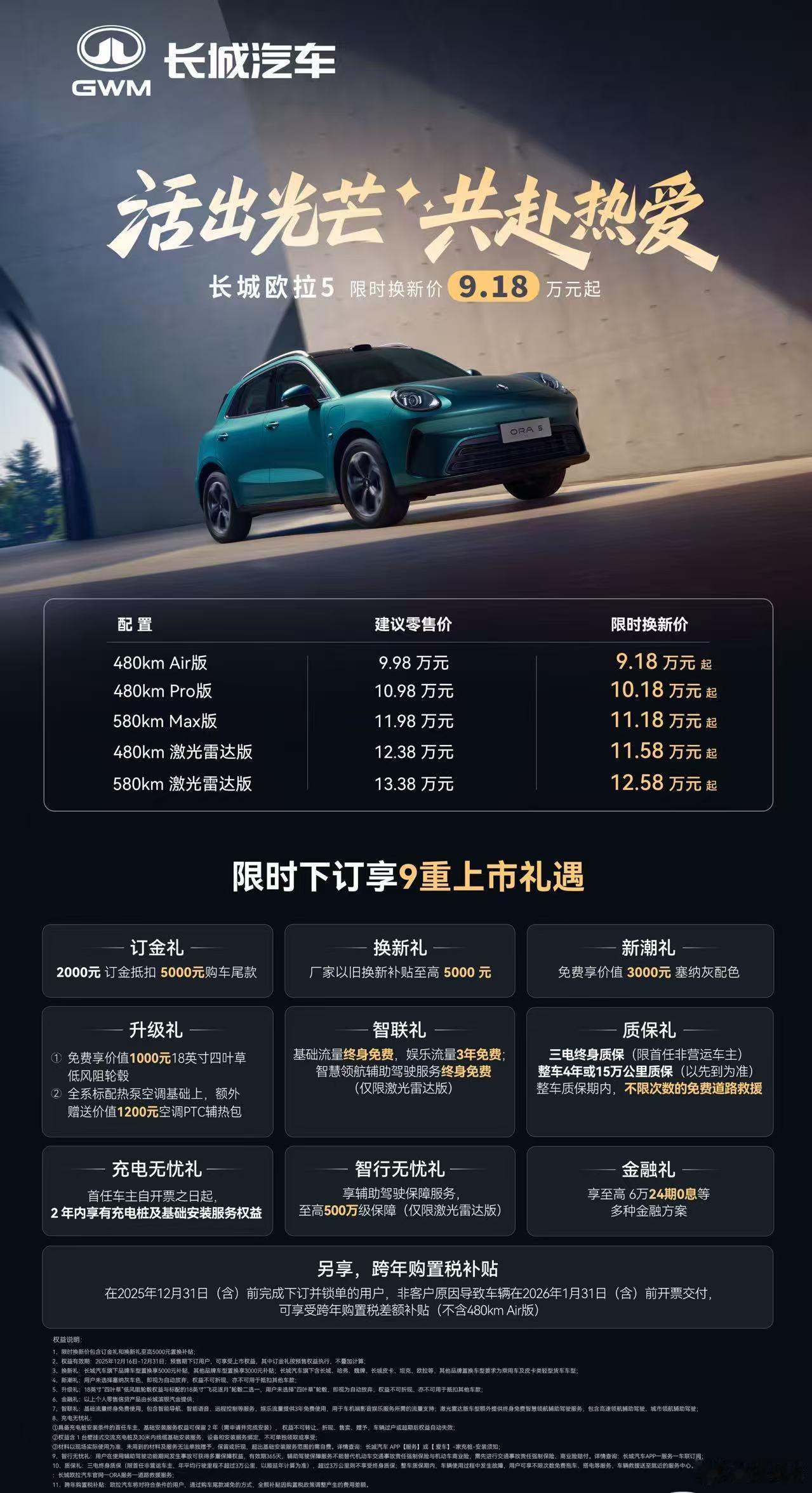 长城欧拉5年轻人的严选车求真长城欧拉5上市发布会 长城欧拉5的正式价格出来了，5