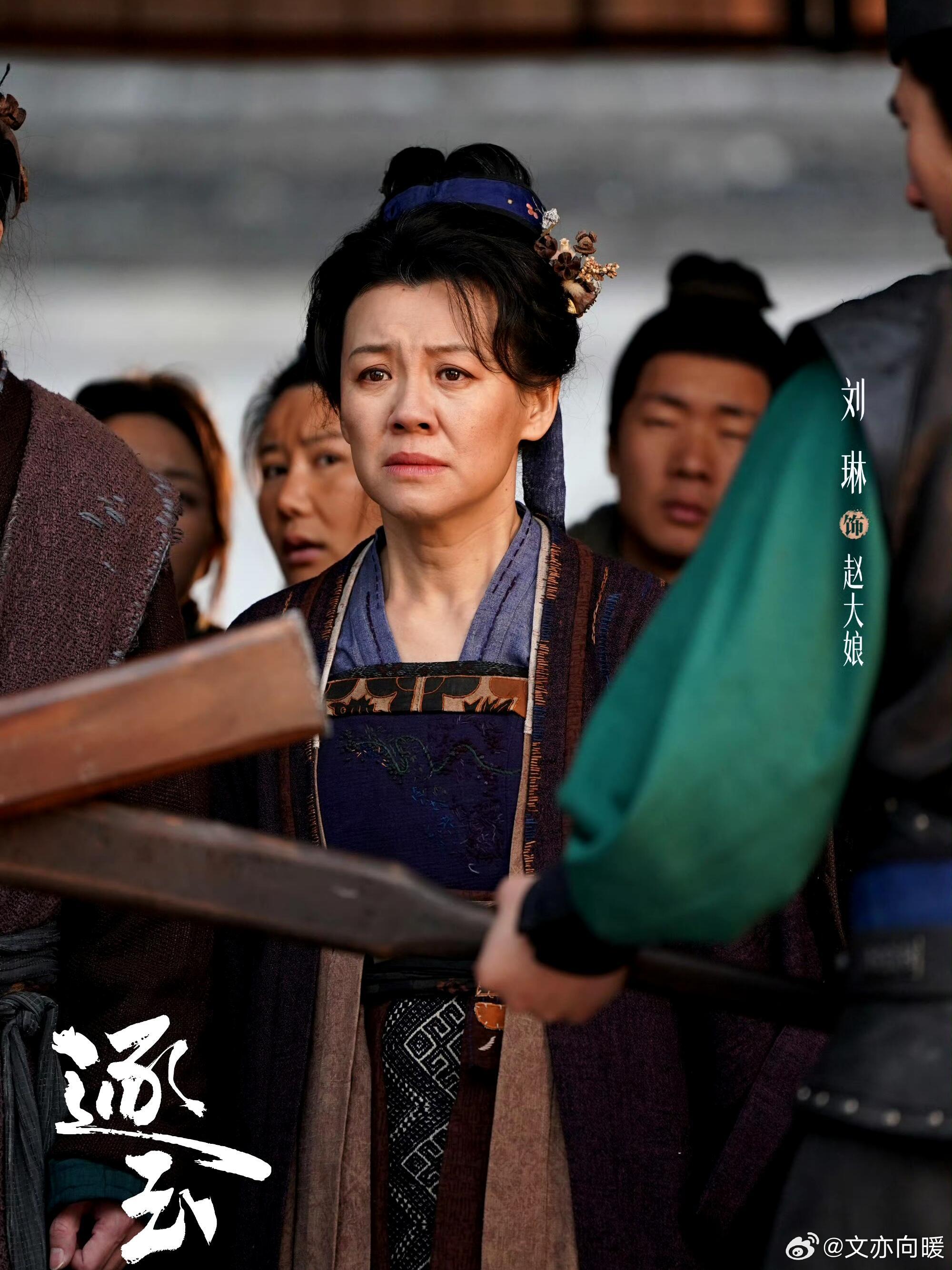 《逐玉》中刘琳的精彩演绎在《逐玉》里，刘琳饰演的赵大娘堪称搞笑担当。她那番“男人