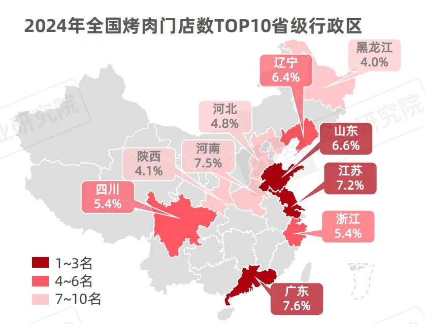 猜猜全国哪里人最爱吃烤肉？