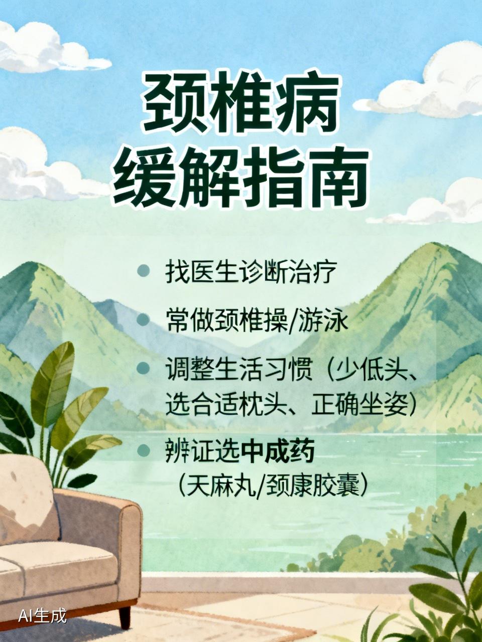 颈椎病导致手麻、后背疼真的太折磨人了！之前我也深受其害。
专业治疗肯定得重视，找