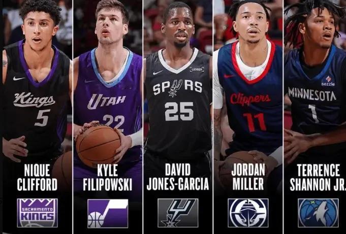 NBA夏季联赛公布最佳阵容，杨瀚森无缘！快船米勒一阵！

今天，NBA官方公布了