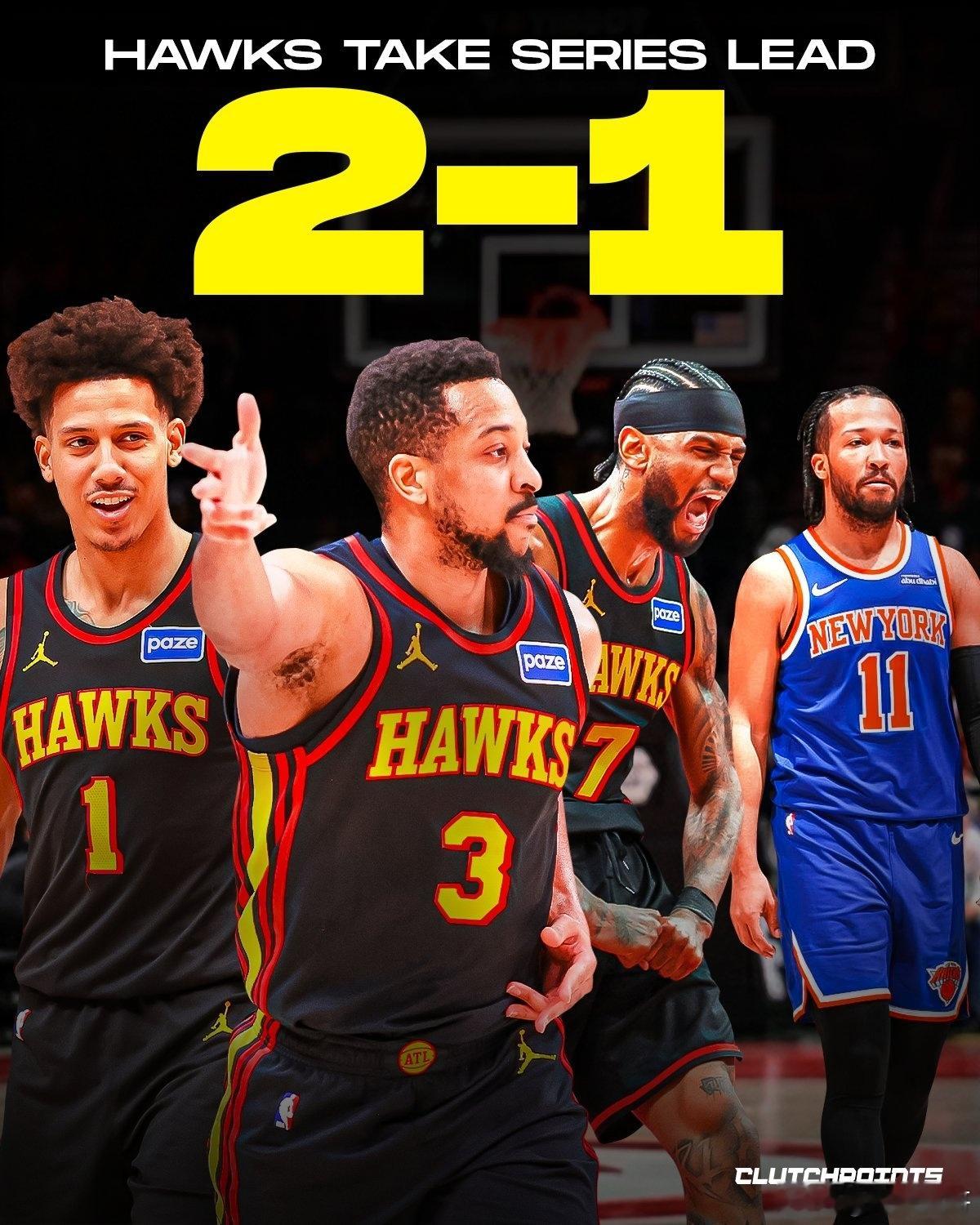 NBA 尼克斯又让🦅灼眼了，系列赛1-2落后！而纽约市长也从特雷杨正式更名为C