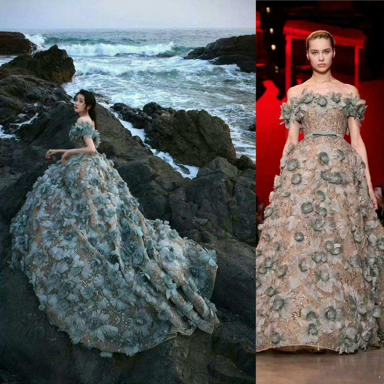 关晓彤红秀穿了5套高定红秀太懂关晓彤，高定加高珠的配置，把她的优势全展现出来了。