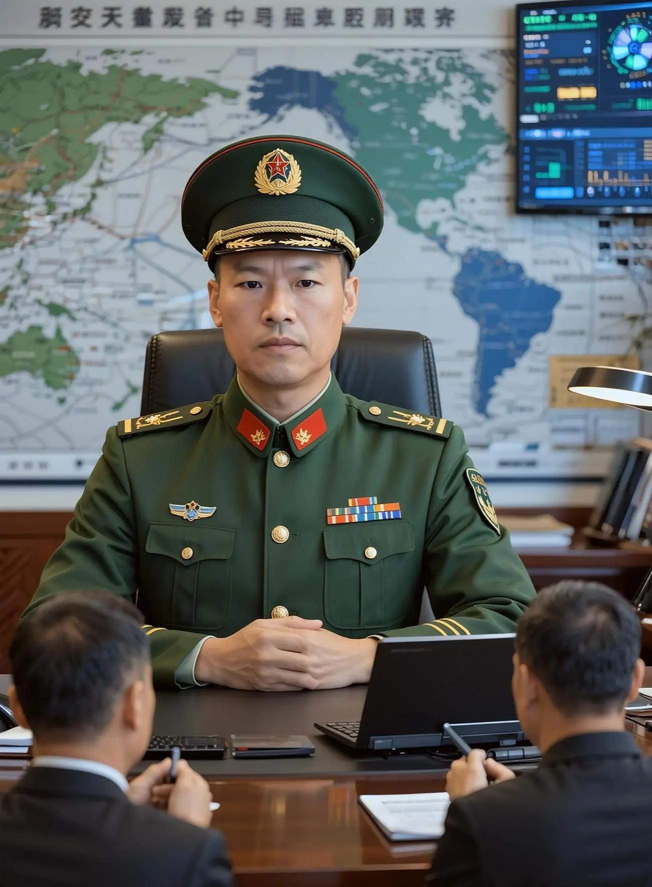 AI军绿帅影 男士造型 人生苦短好好珍惜 气场强大 你想要的我都有