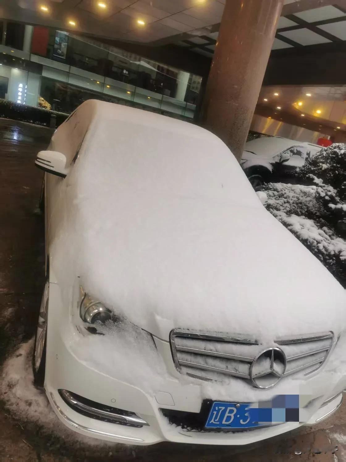 大连这场雪下得时而狂风骤雨，时而不紧不慢，
早上似乎减弱了，接近中午又下冒烟了！