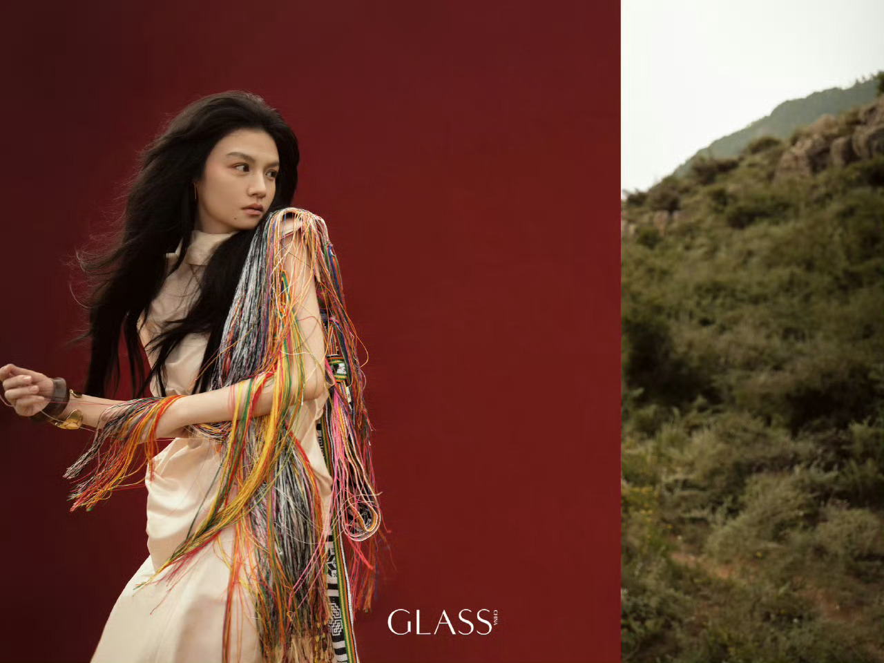 春夏GLASS七八月合刊封面大片春夏向上而生的花 ​​​
