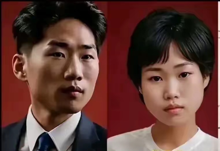 如果把毛岸英与母亲杨开慧的照片放在一起比对，不难发现，他们母子俩竟然如此的相像。