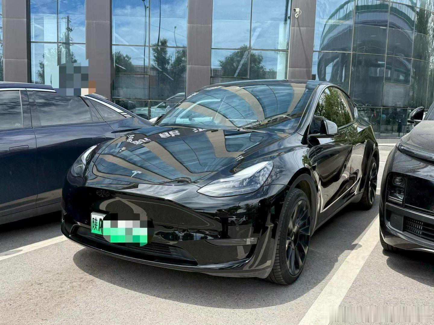 搞定2022年改款特斯拉Model Y 原版原漆 3万多公里 黑外黑内一手车二手