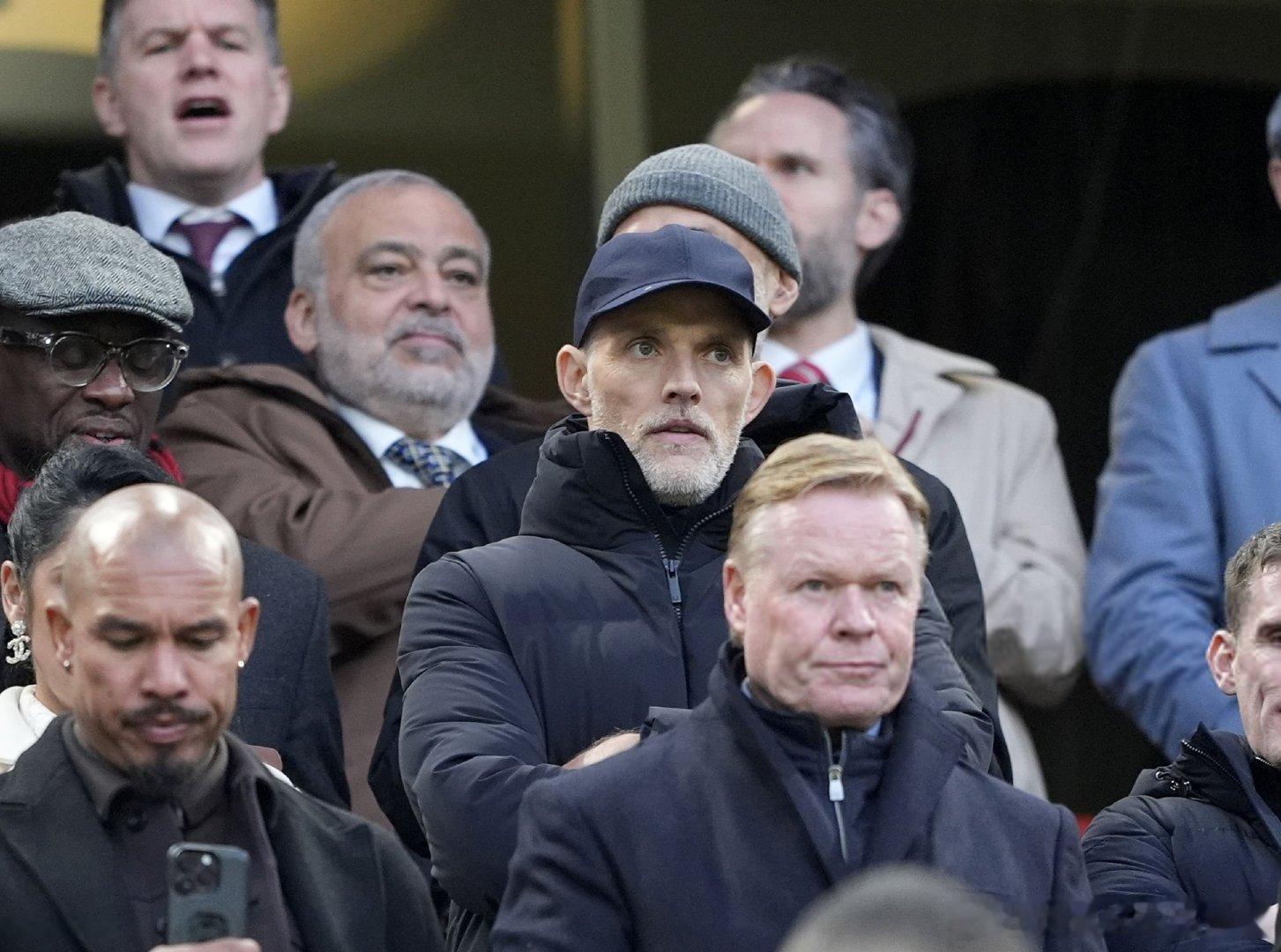 三狮主帅图赫尔今天也是来到现场观看焦点战利物浦vs曼城