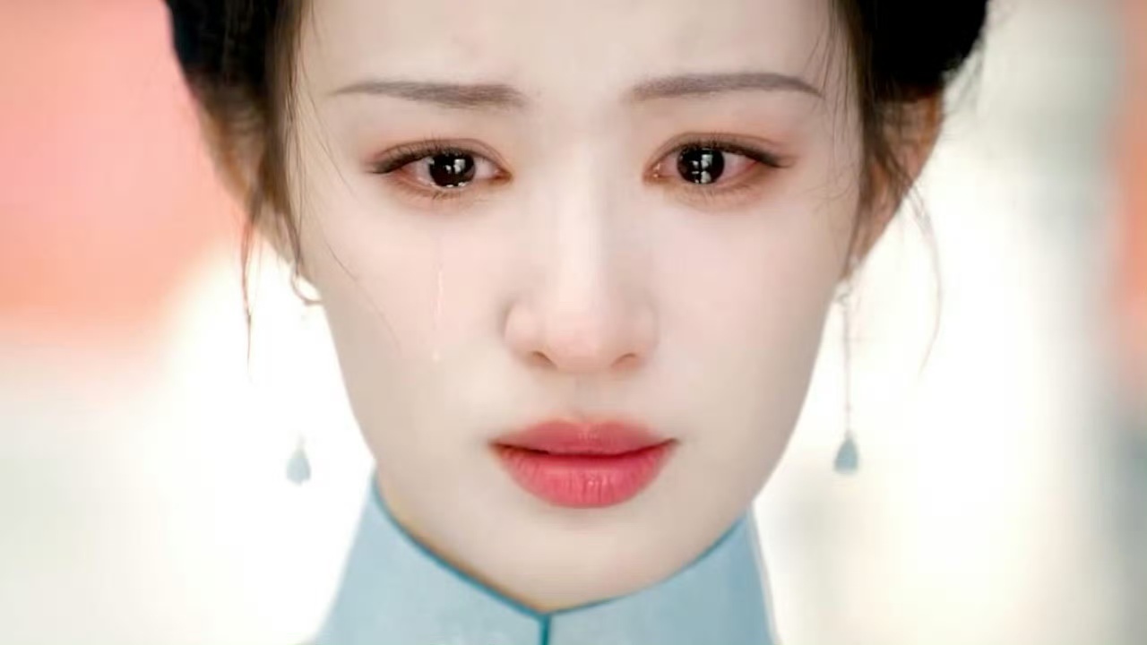 娱乐王楚然落泪这一下 王楚然真的把哭的梨花带雨具象化了，落泪这一下简直了，美人泣