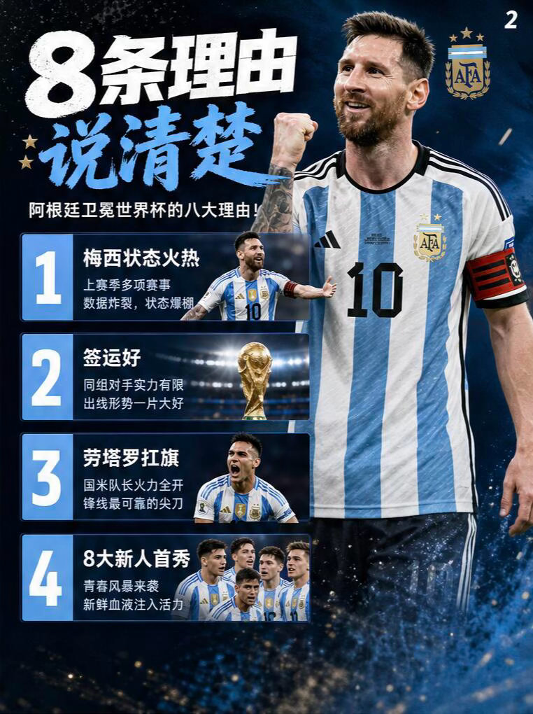 阿根廷想卫冕世界杯？阿根廷这次能成功卫冕世界杯吗 虽非2022年巅峰，但团队配合