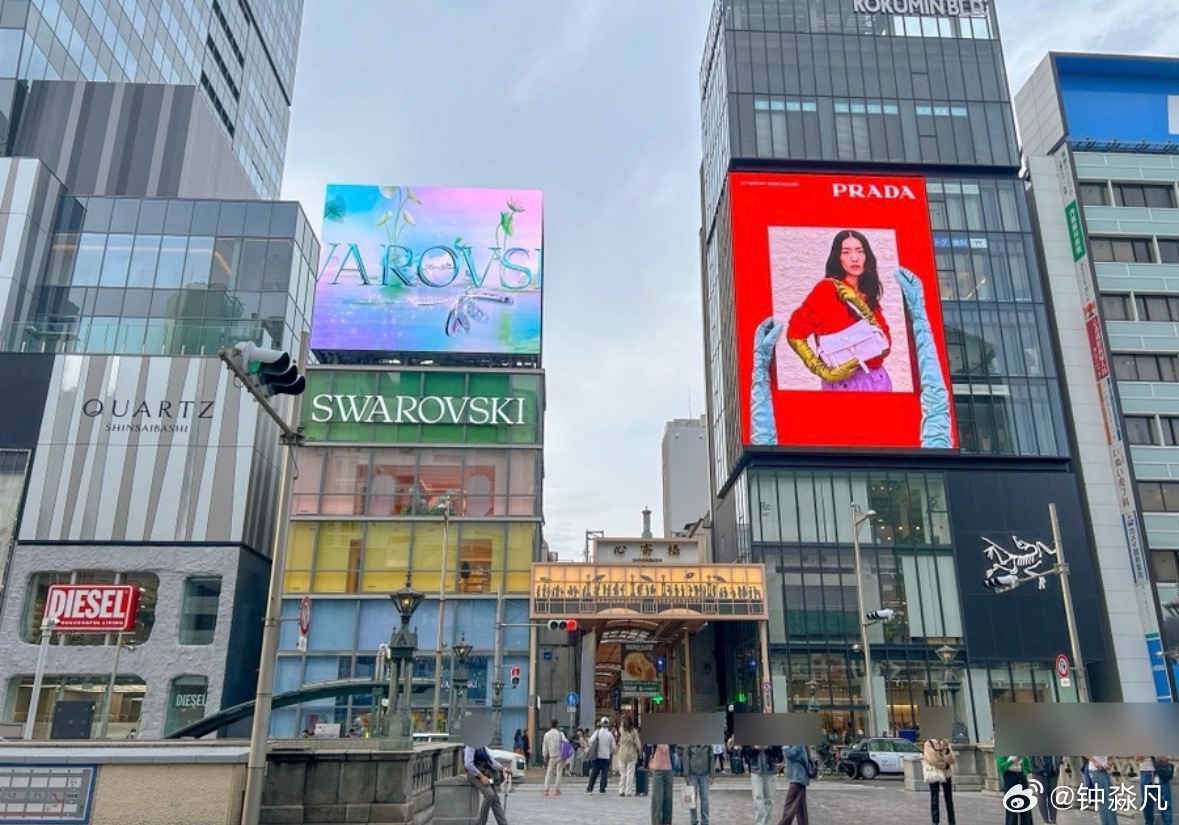 刘雯 for Prada S/S 2026 Campaign 📍心斋桥·日本大