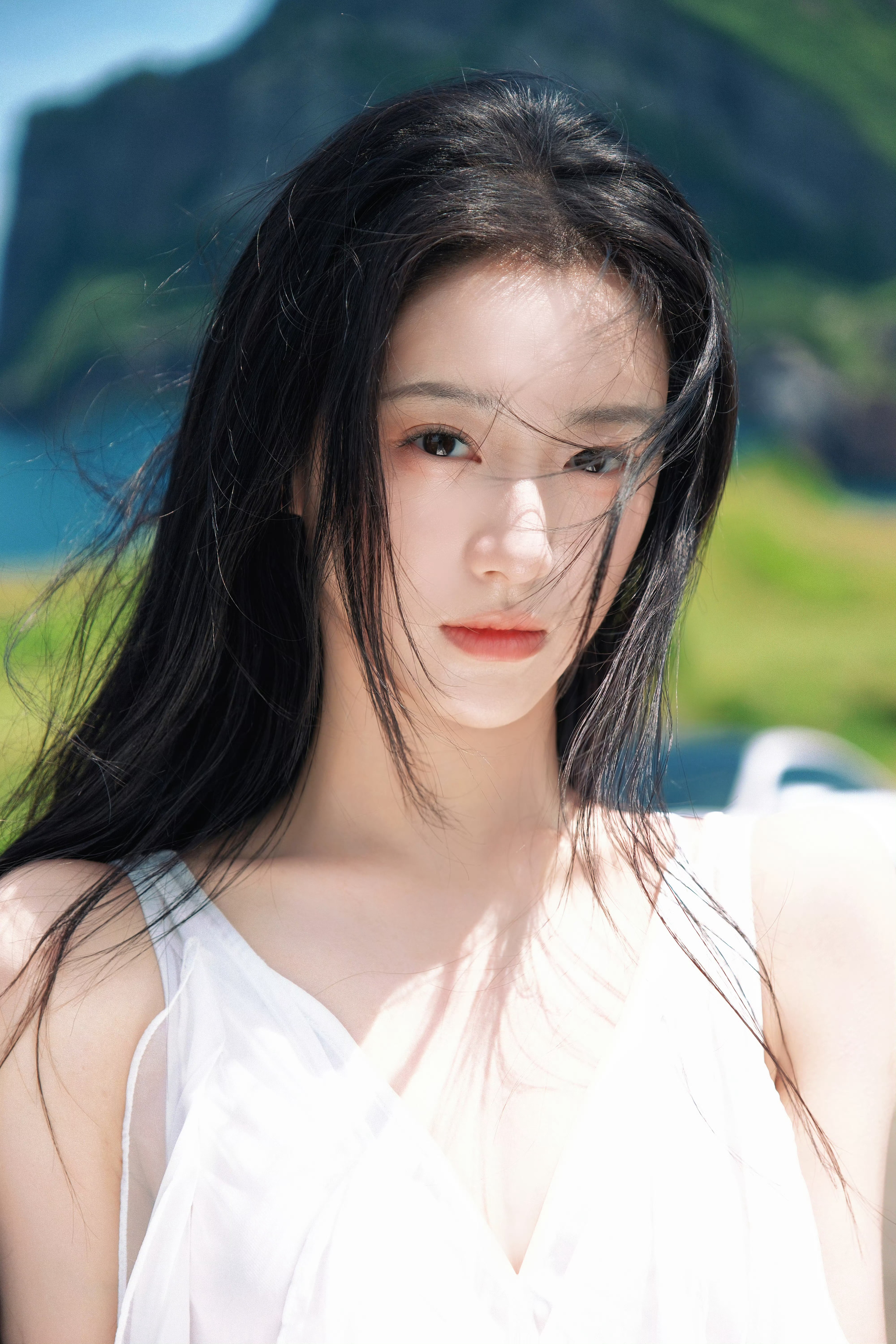 这张脸已经美得看不到一丁点人类的欲望（就是很神性 神本无相✨🏝️ ​​​