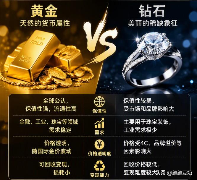 黄金,钻石,到底谁的价值更高呢?
黄金和钻石，到底谁更值钱？
90%的人都搞错了