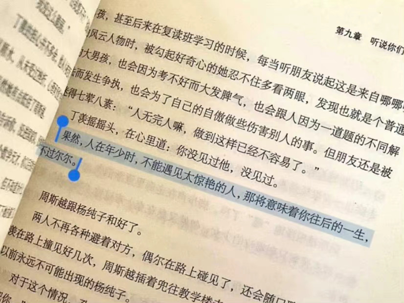 “果然，人在年少时，不能遇见太惊艳的人，那将意味着你往后的一生，不过尔尔”——《
