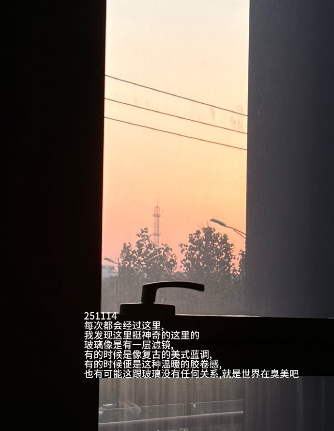 苏新皓的文字好有灵气 简单的一个角落在的描绘下变得丰富多彩。小苏的文字真的很有灵