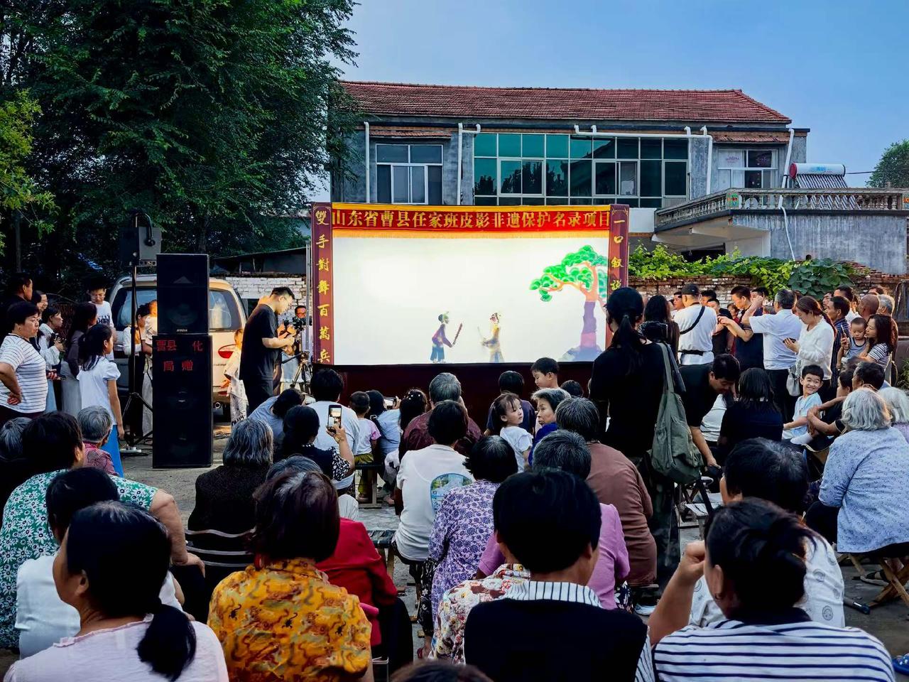 台前幕后  省级非遗曹县任庄皮影戏