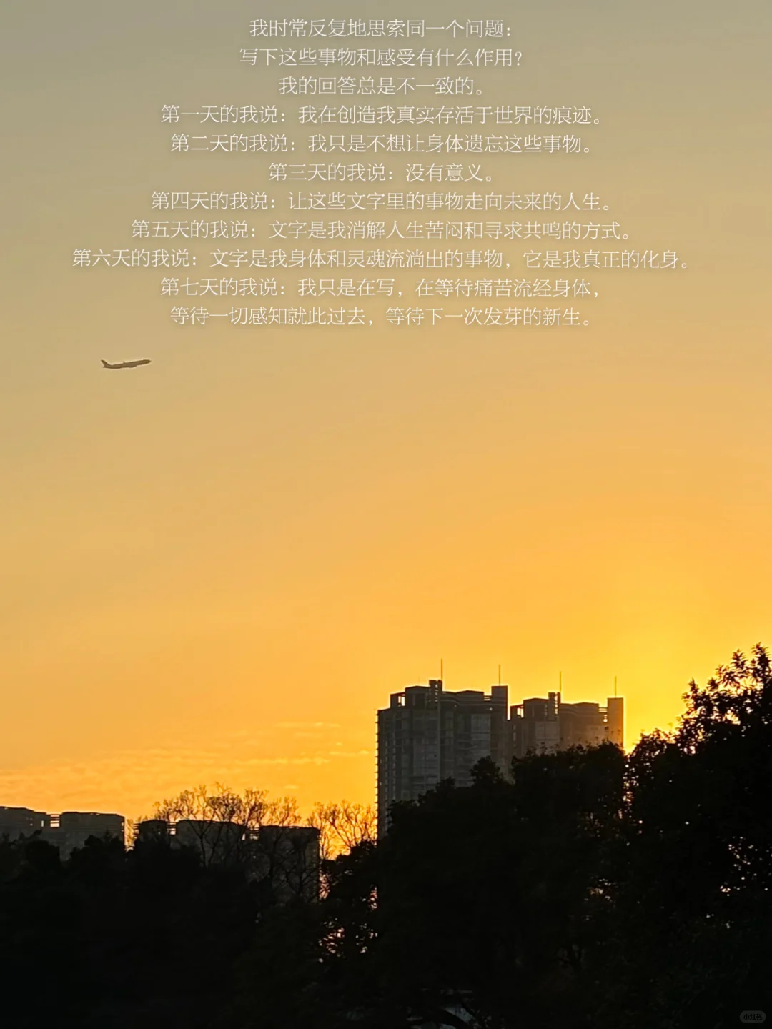 我享受在人生海洋里独自划桨的时刻。