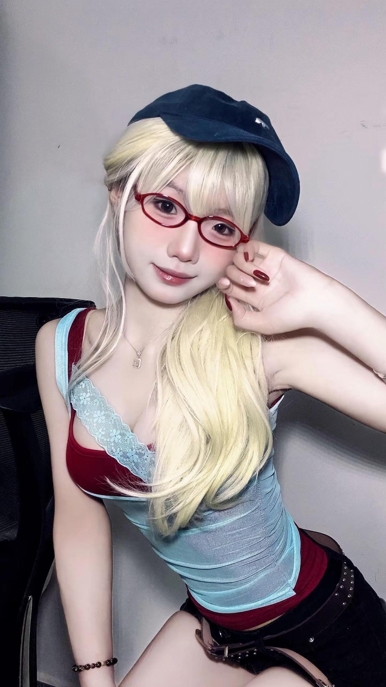 美式甜妹风 金发look