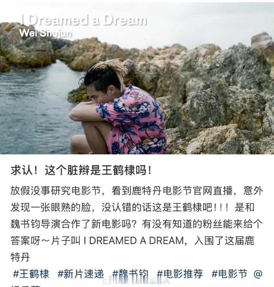 王鹤棣新片海报质感 不得不说王鹤棣新片海报是真的很有质感，就给人特别惊喜的感觉，