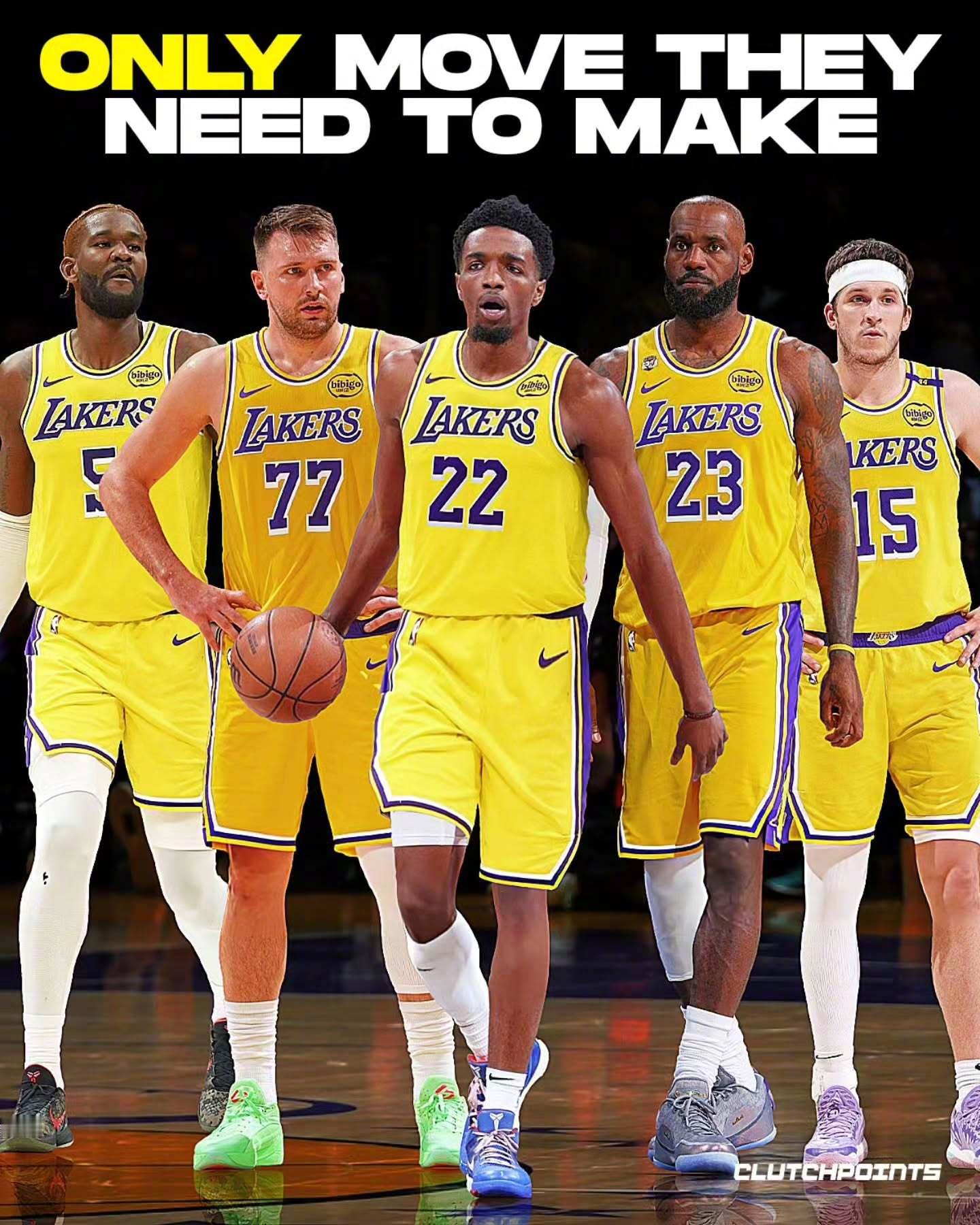 落后快船23分。湖人，是时候改变了，别再只做有意队了。 