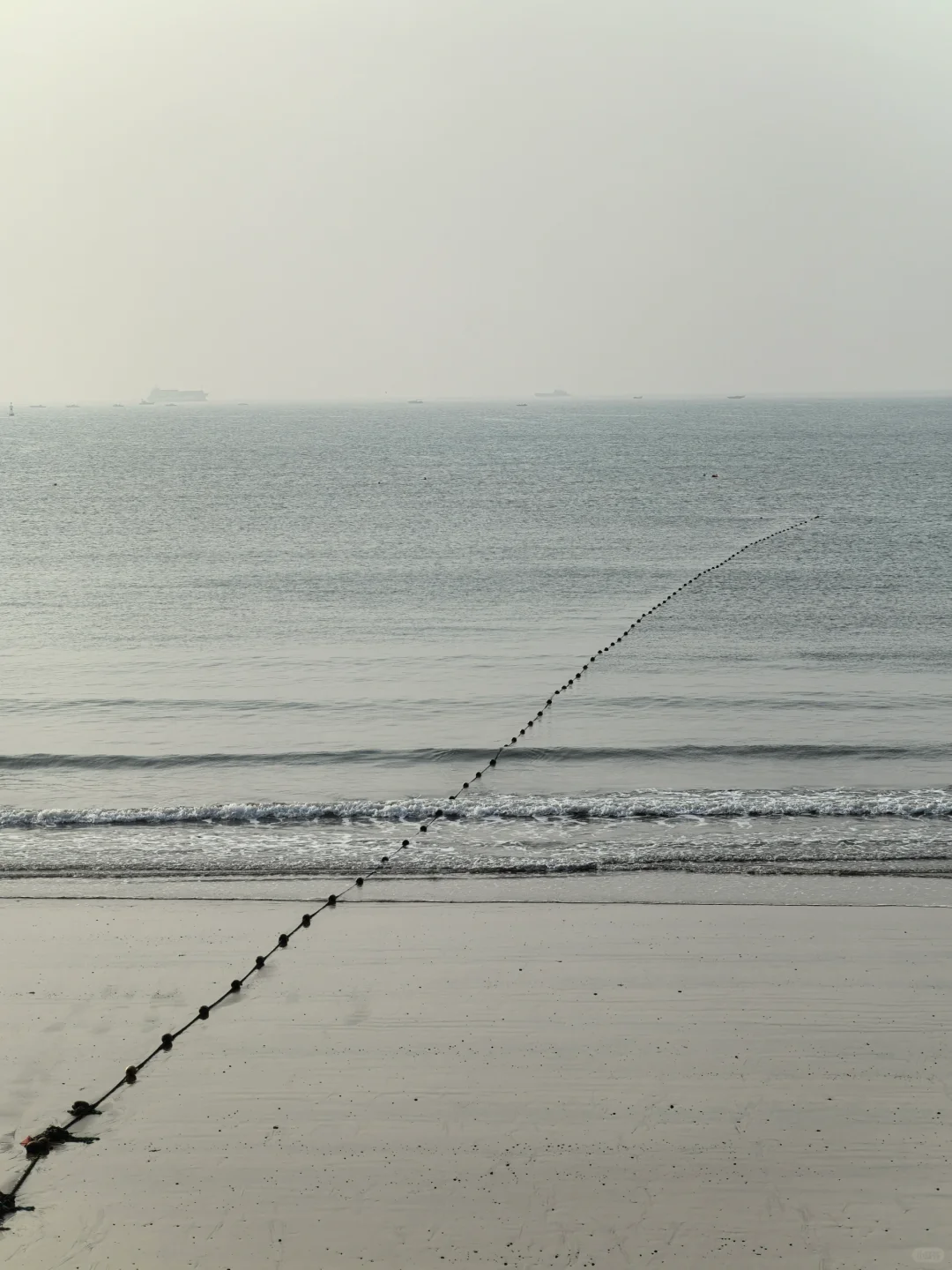 10.15青岛街头实况 雾茫茫的热起来了