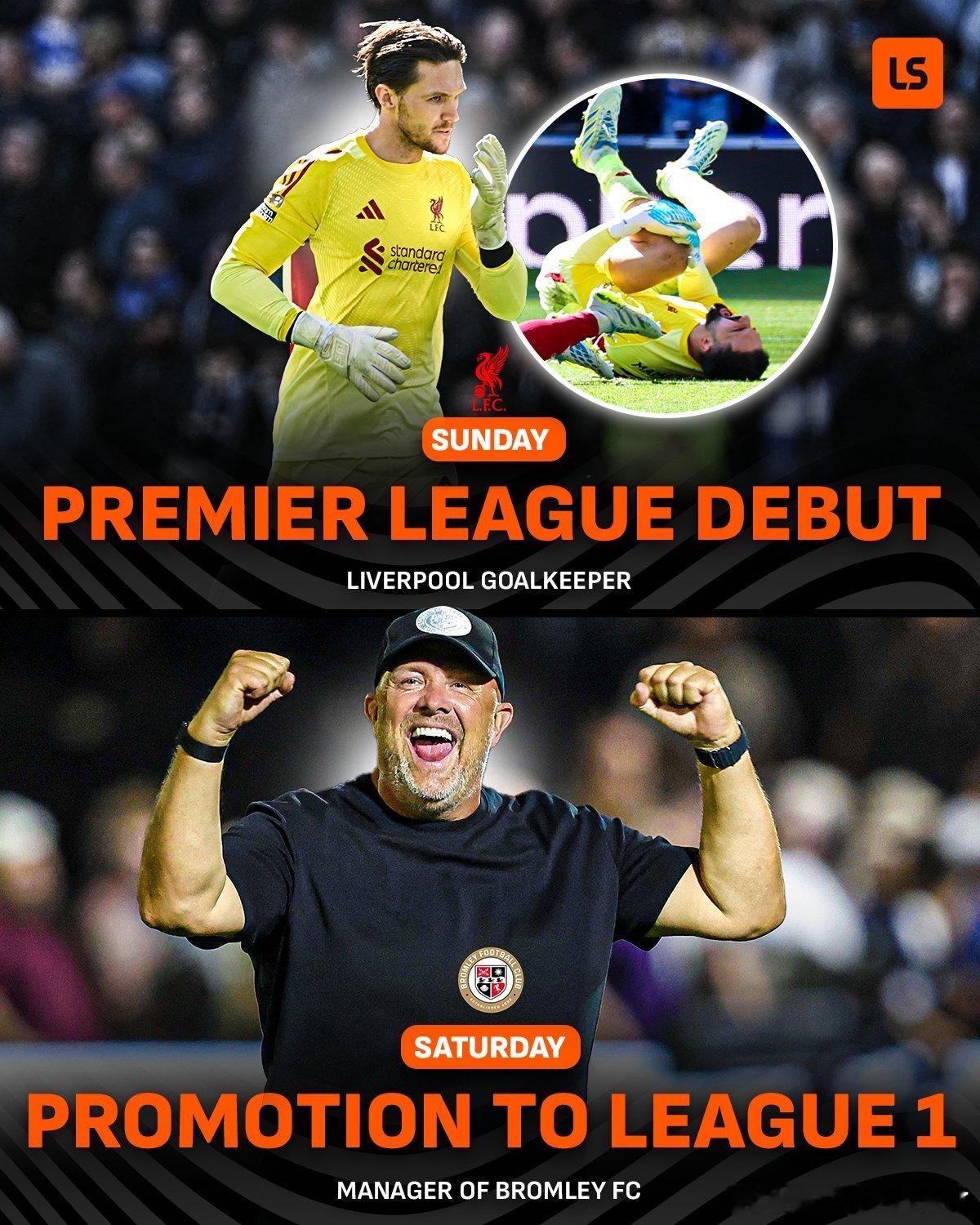 伍德曼在父亲作为布罗姆利主教练赢得晋升英甲不到24小时后，为利物浦完成英超联赛首