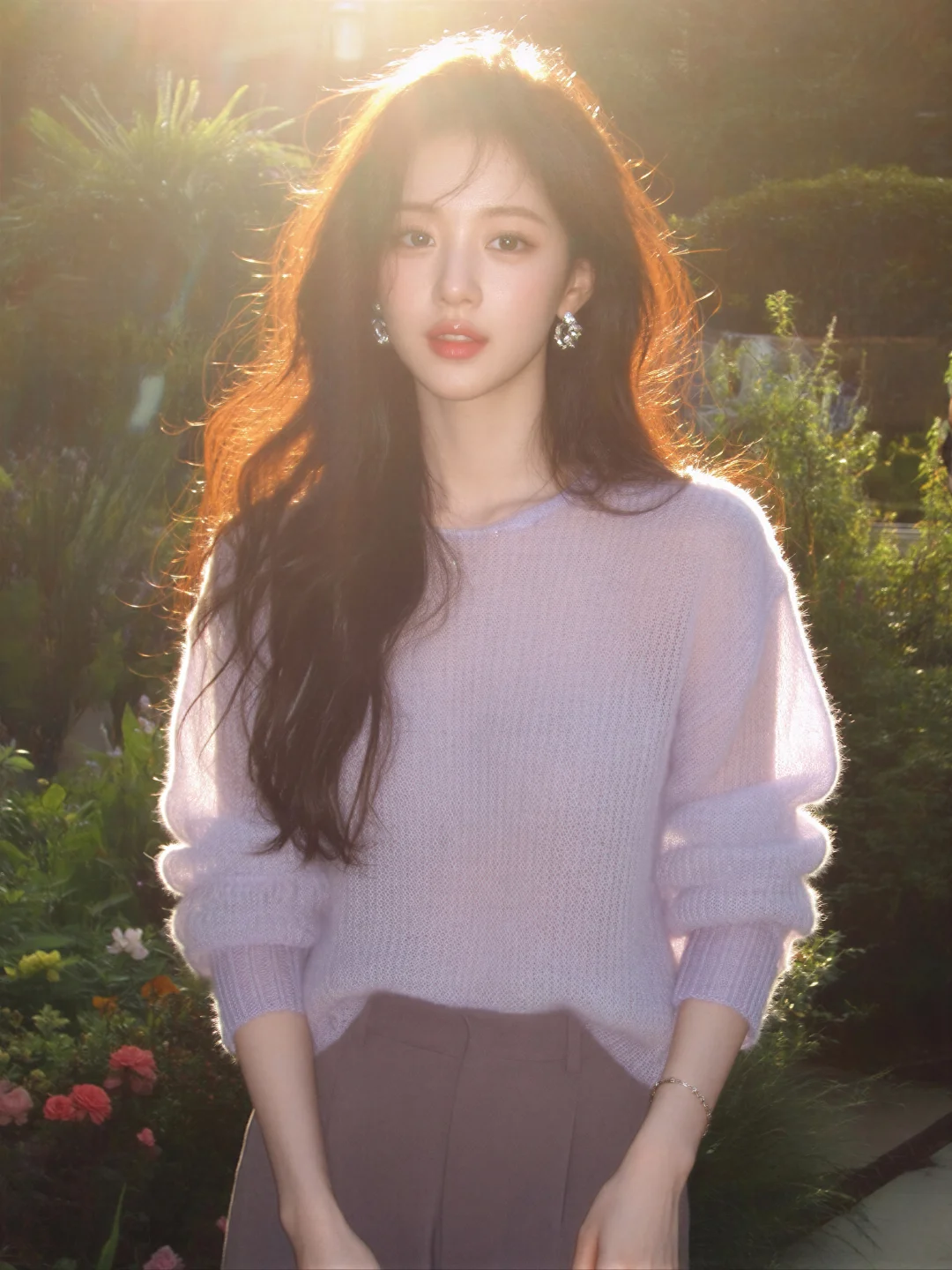 衣服是随便抓的，阳光是刚刚好的