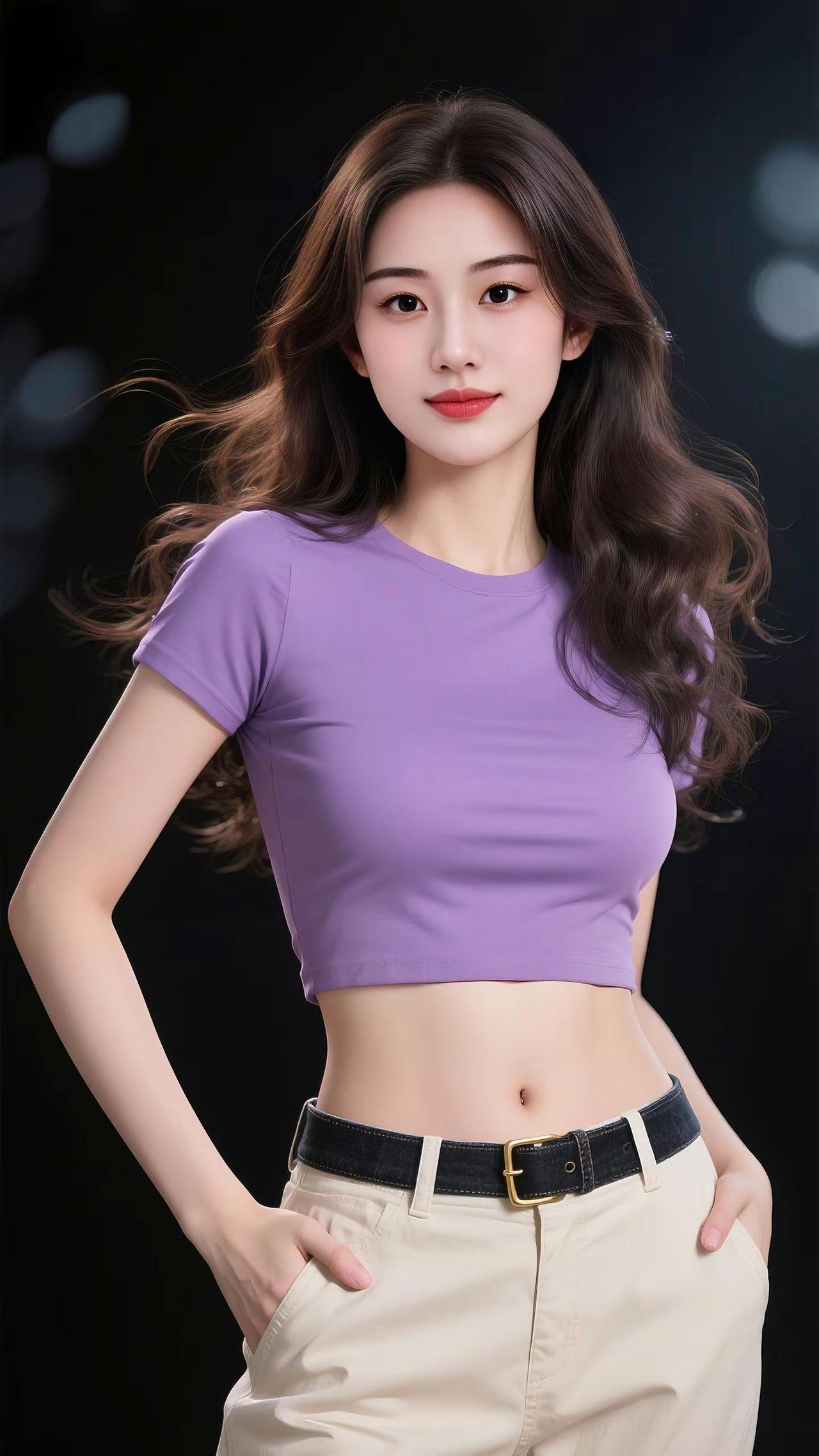 紫调氛围感拉满，今日是芋泥味的我💜氛围感穿搭 辣妹穿搭