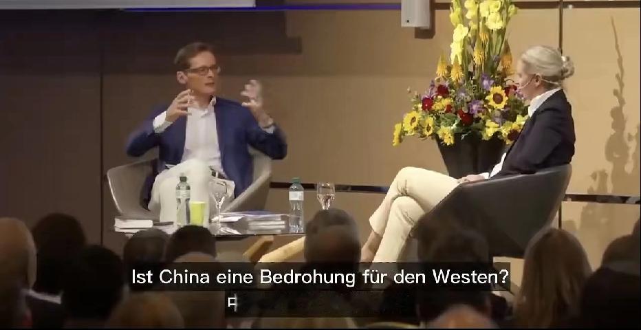 用诚意对待中国，用实力放倒美国！！德国政客魏德尔：如果有人问我，中国对欧洲有没有
