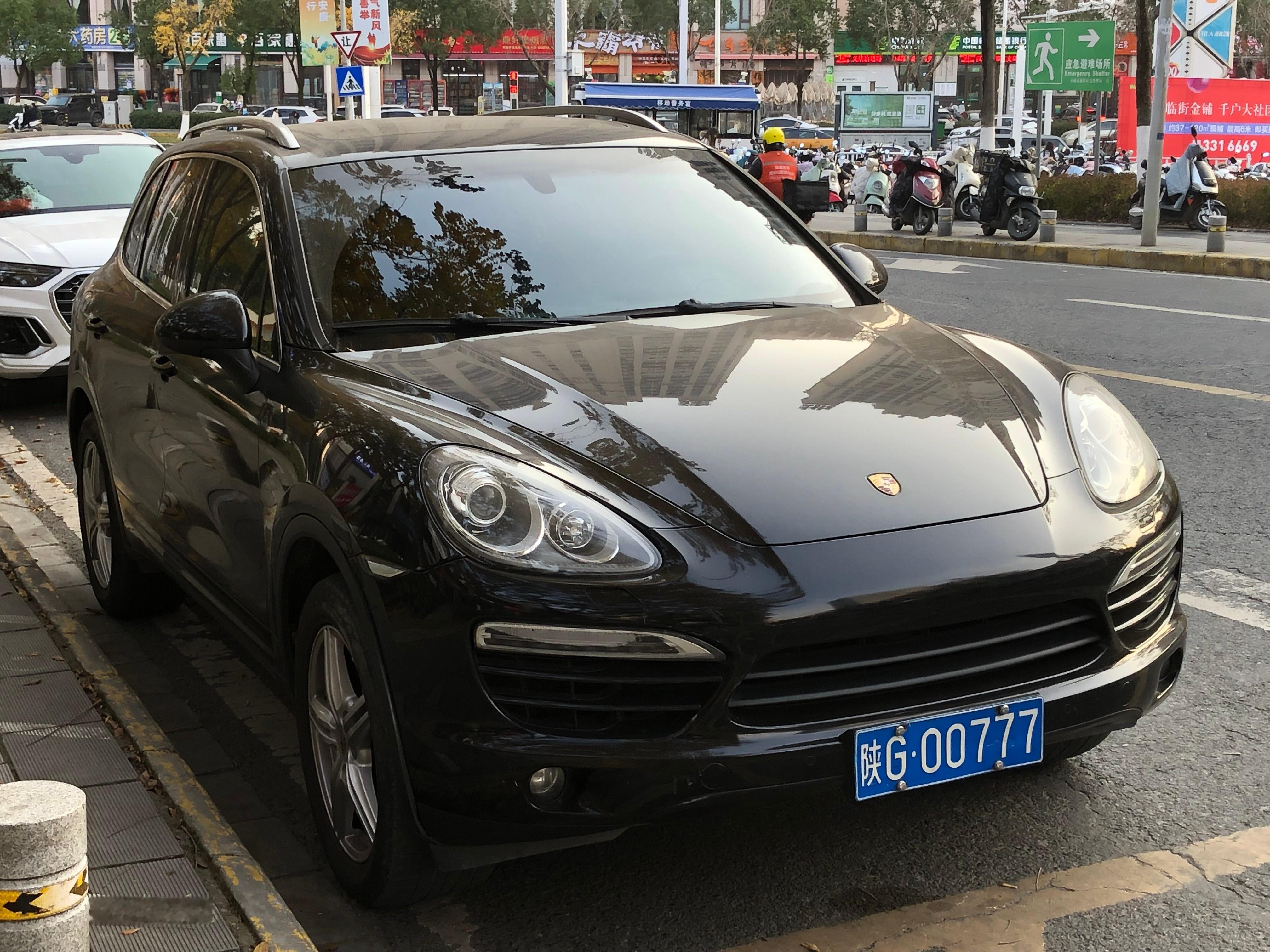陕G00777保时捷卡宴 