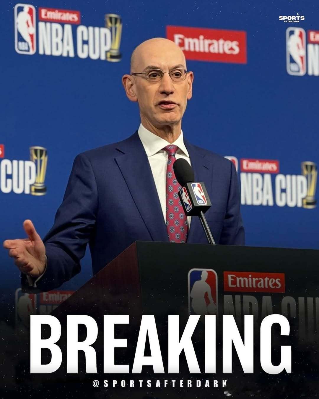 NBA总裁亚当·萧华就联盟在美国境内扩军的可能性透露了新进展："我毫不怀疑拉斯维